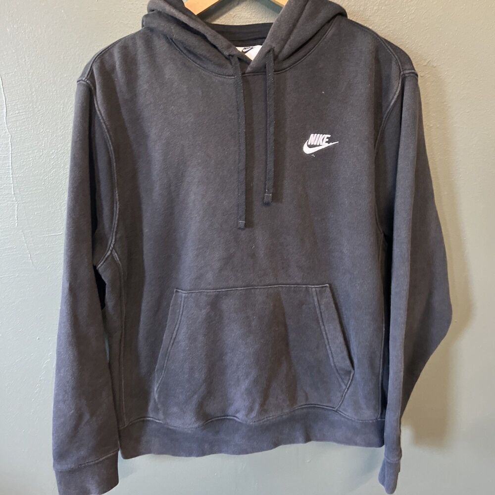 Nike Sportswear Club Fleece Pullover Hoodie Men’s Medium Black